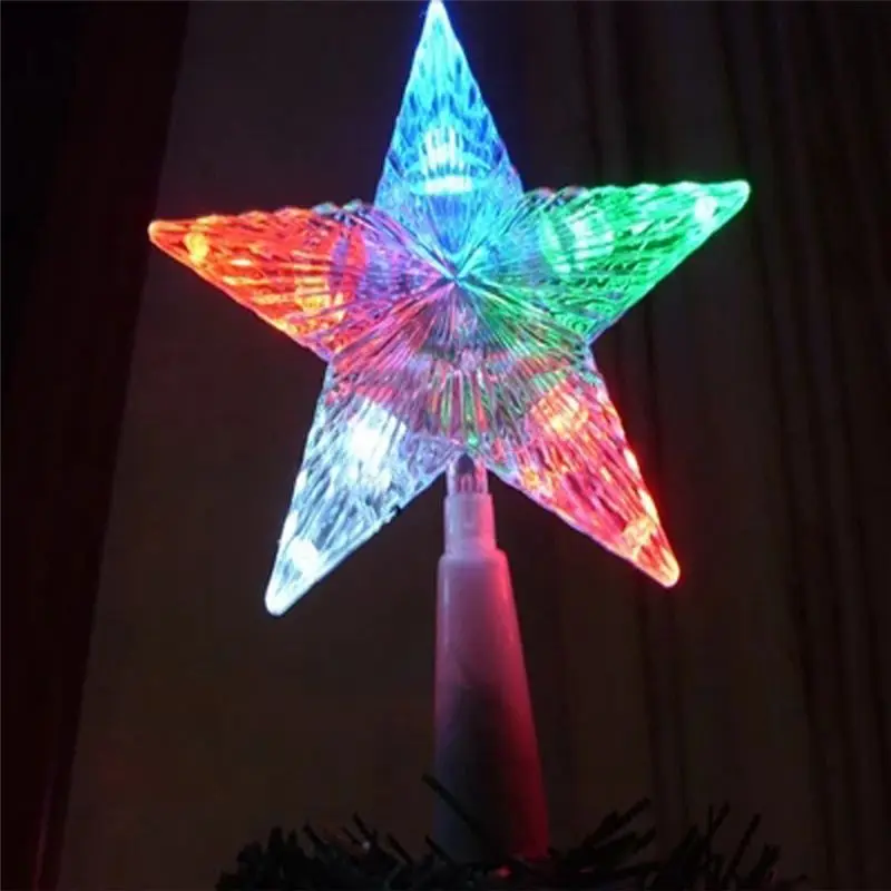 New Led five-pointed star Christmas tree dome light Christmas decoration light string Christmas Tree Garden Home Decor S