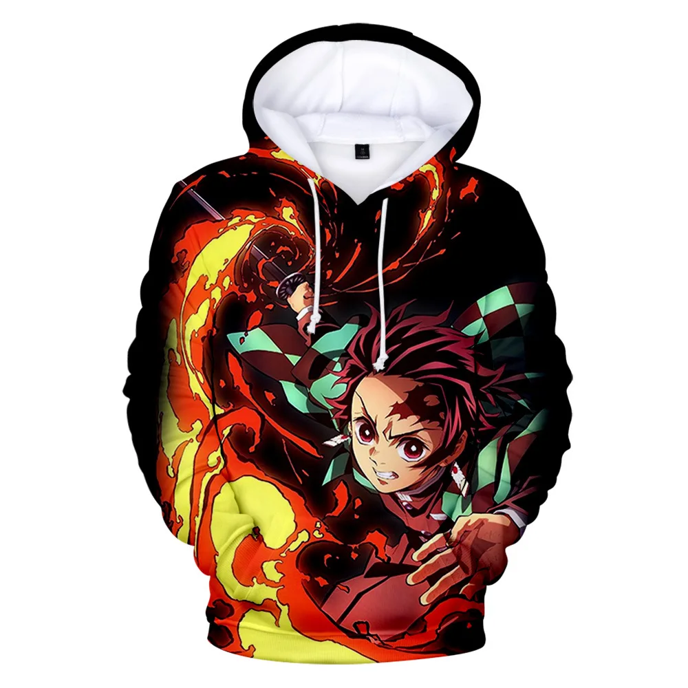 Hot Sale Anime Demon Slayer Men's Hoodie Tanjiro Print Printing Double  Color Hoodies Sweatshirt Harajuku Thin Tops - AliExpress