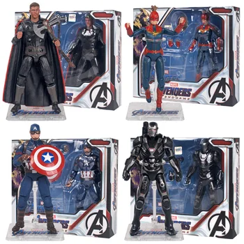 

Disney Marvel Cartoon Toy Figures Educational Toy with Stand Thor Captain Surprise Anime Figure One Piece Figure Boys Gifts PVC