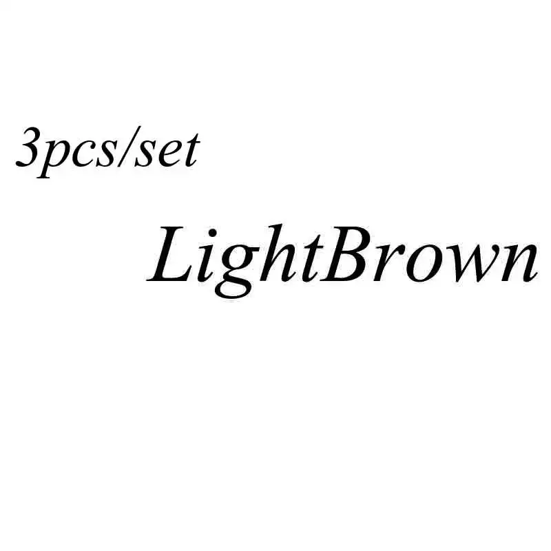 3pcsLightBrown VIP - Цвет: 3pcsLightBrown