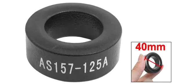 Black Iron Core Power Inductor Ferrite Rings Toroid AS157-125A