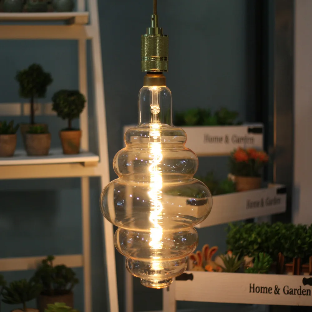 

TIANFAN Edison Bulbs Vintage Light Bulb Burger Bulb 4W 220/240V E27 Decorative Light Bulb