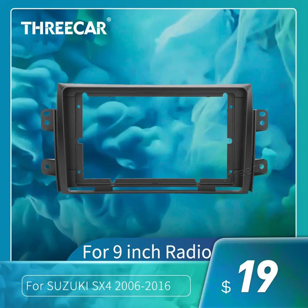 2Din рамка приборной панели автомобиля подходит для SUKUZI SX4 2006-2016 Автомобильный DVD