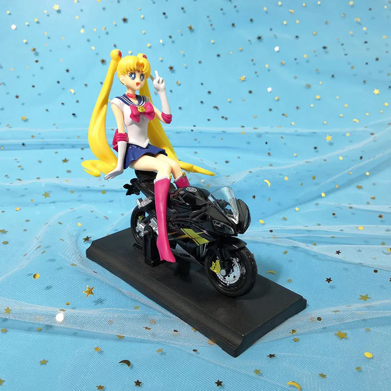 [MYKPOP]Sailor Moon Amine ПВХ фигурка мультфильм сидение осанка украшение для стола день