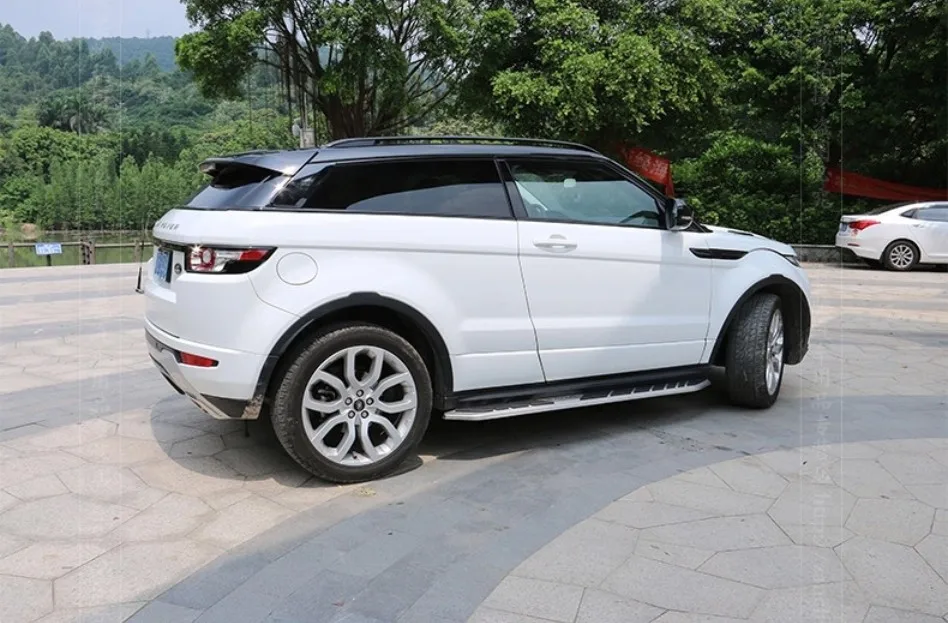 Для Land Rover Range Rover Evoque 2012- алюминиевый сплав серебристый верх Рейлинги на крышу стойки боковые полосы украшения отделка автомобильные аксессуары