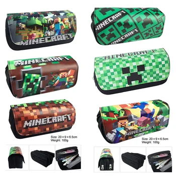 

Minecraft Large Capacity Pencil Case Kawaii Pencilcase School Pen Case Supplies Pencil Bag School Box Pencils Pouch Stationery