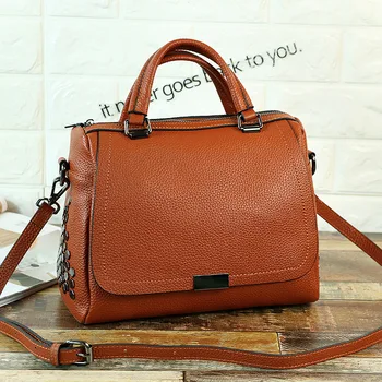 

Leather Women's Bag 2020 New Shoulder Messenger Bag Handbag Fashion Wild Bag