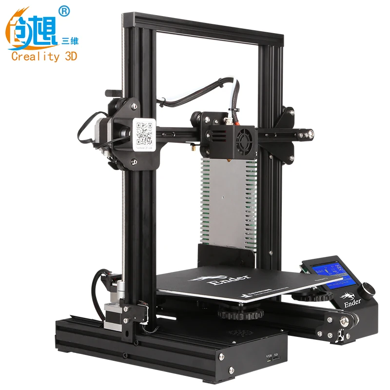 CREALITY 3d принтер Ender-3/3PRO/3X с 3 соплом/2PLA/силиконовый Модернизированный Cmagnet сборка пластины возврат сбоя - Цвет: Ender 3