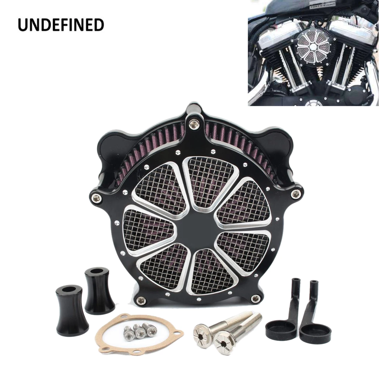 

Air Filter Motorcycle Intake Air Cleaner Filter System For Harley Dyna FXR 1993-2017 Touring Electra Glide Road King Softail