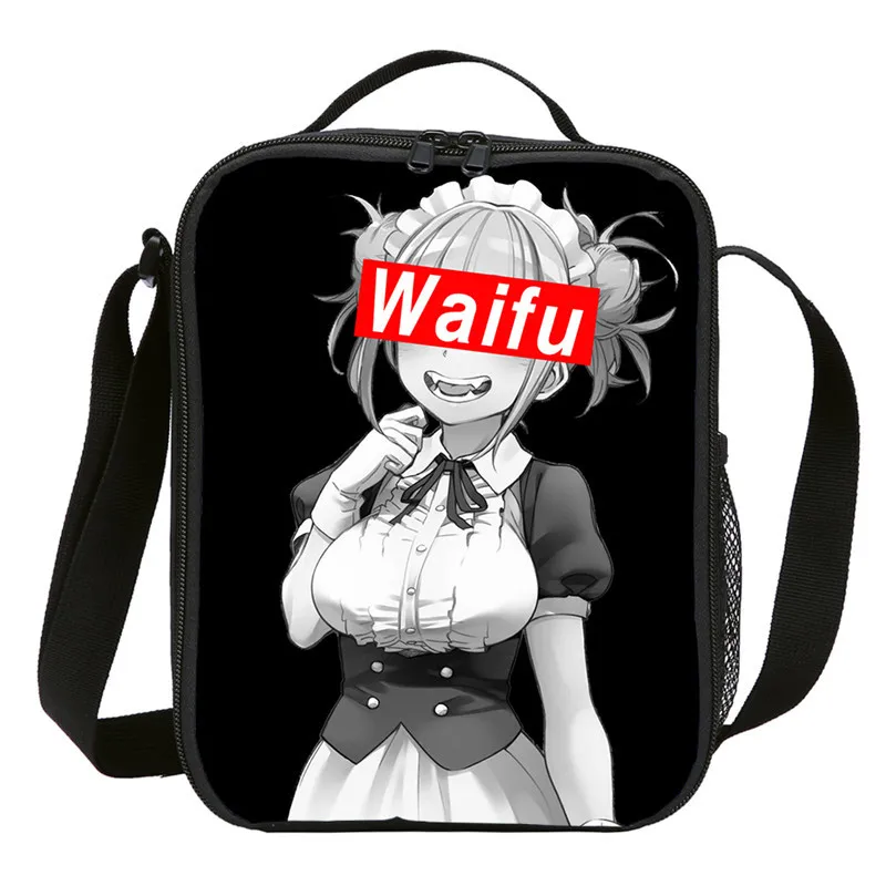 Малый мешок обеда для детей мальчиков девочек Забавные Sugoi Senpai аниме Waifu письмо 3D печать льда мешок изолированный тепловой Пикник Ланчбокс - Цвет: DODIB4076710-S1118