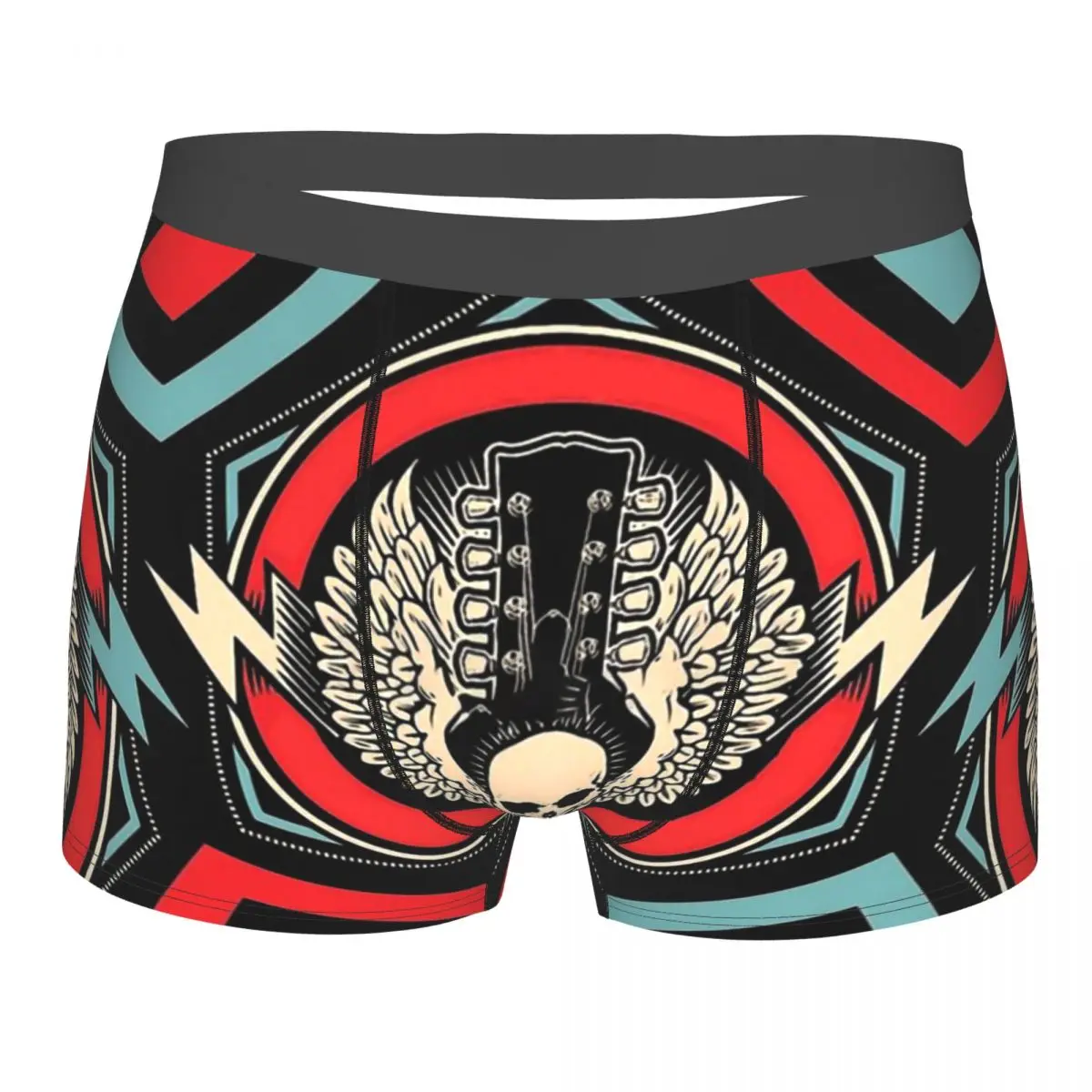 Men's Panties Never Too Old To Rock N Roll Men Boxer Underwear Cotton for Male Heavy Metal Large Size Lot Soft | Мужская одежда