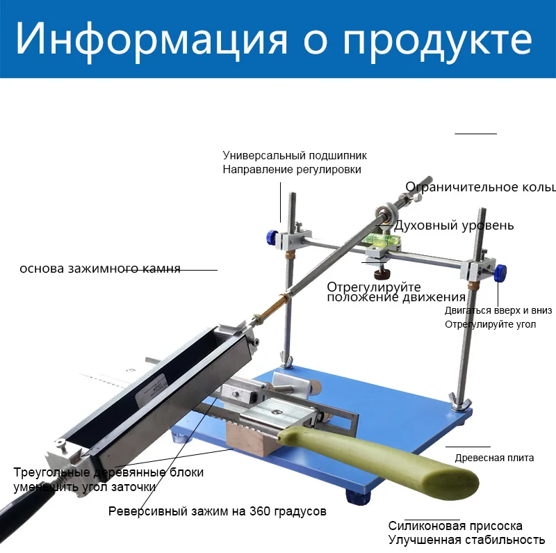 Новейшая точилка для ножей портативный с функцией отключения и вращения