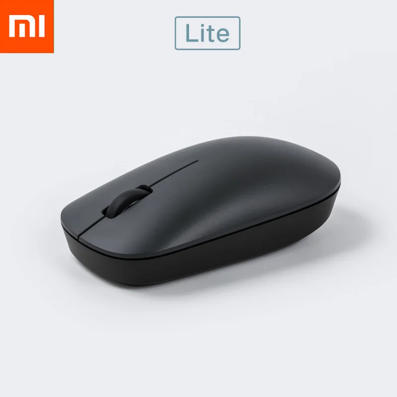 Новинка, Xiaomi, беспроводная мышь Lite, 2,4 ГГц, 1000 dpi, эргономичная оптическая портативная компьютерная мышь, USB приемник, офисные Игровые Мыши для ПК, Lap