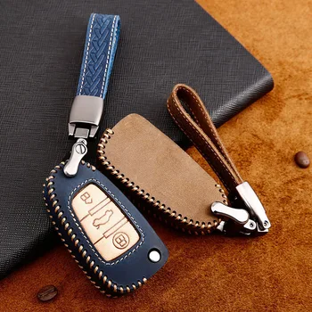 

Leather Car Key Case Cover for Chery Key Case Protect Holder ARRIZO7 E3 E5 A3 A5 Tiggo 3 5 Fulwin2 Eastar Remote Covers