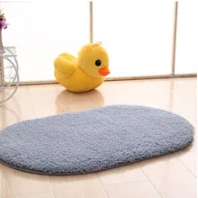 Практичный толстый дизайн, коврик для дома, ванной, спальни, кухни, напольный коврик, сплошной цвет, водопоглощающий ковер