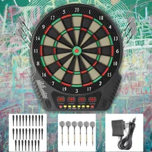 230 в 18 дюймов профессиональная электронная Дротика Bullseye 4 светодиодный дисплей методы игры с электронной дротика с пластиковой головкой
