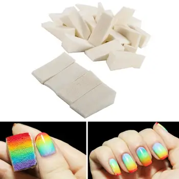 

24 PCS Nail Gradient Sponge Soft Plastic Polished Nail Buffer File Environmentally Durable Clean Nail Tool