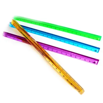 

New 20cm Triangular Architect Scale Ruler Imperial Scale In 3 Side Coded Sewing Scale Imperial Measurements Random Color