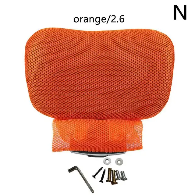 2.2/2.6/3 Computer Lift Chair Neck Protection Pillow Headrest Adjustable For Office Headrest Swivel Chair Accessories For Chair 2.6-Orange