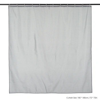 

New Shower Curtain 180x180cm Printed Waterproof Mildewproof Shower Curtain Decorative Bathroom Curtain Decor with 12pcs Hooks