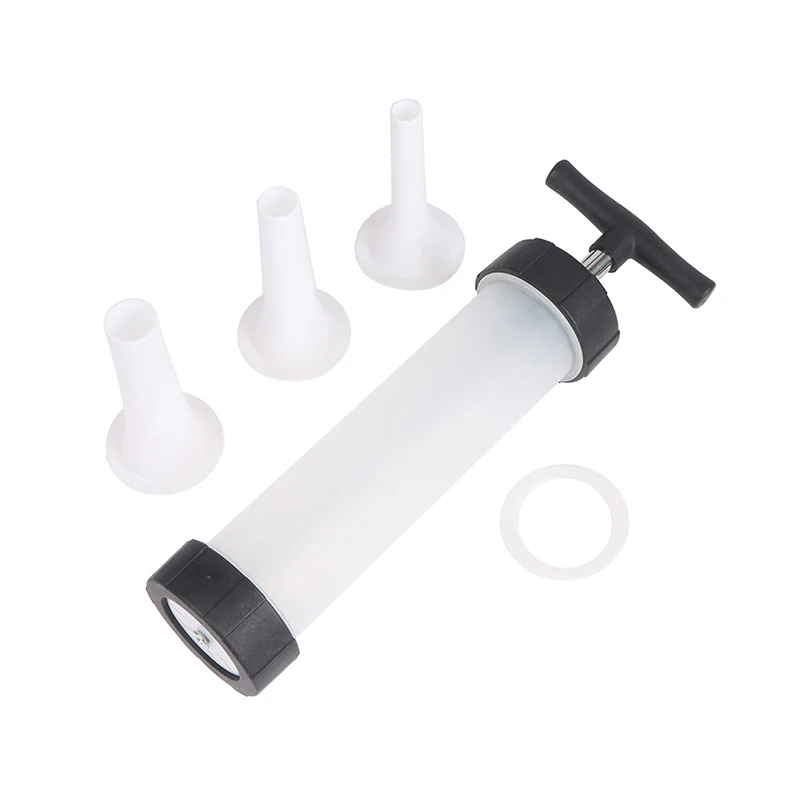 Homemade Meat Fillers Machine Sausage Maker Stuffer Push Manual Press Funnel Kitchen Handmade Tools |