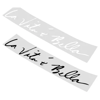 

Personality Exterior Life Is Beautiful Styling, Car Sticker Waterproof Cover Scratches Windshield Decoration PVC 40cm x 9cm