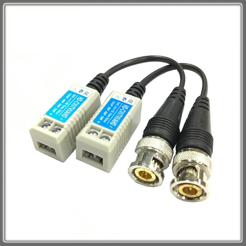 100C для 2MP 3MP 4MP 200M(660ft) диапазон HD CVI/AHD/TVI витой BNC CCTV пассивные трансиверы Cat5 UTP Video