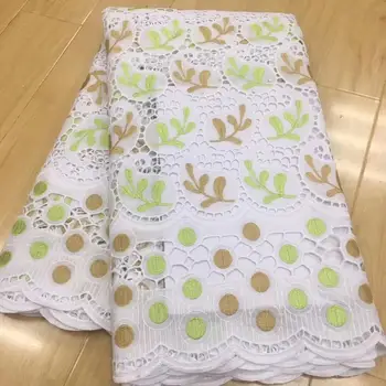 

latest white swiss voile lace in switzerland dubai fabric 100%cotton 2019 high quality lace nigerian dry lace fabricc 5yards