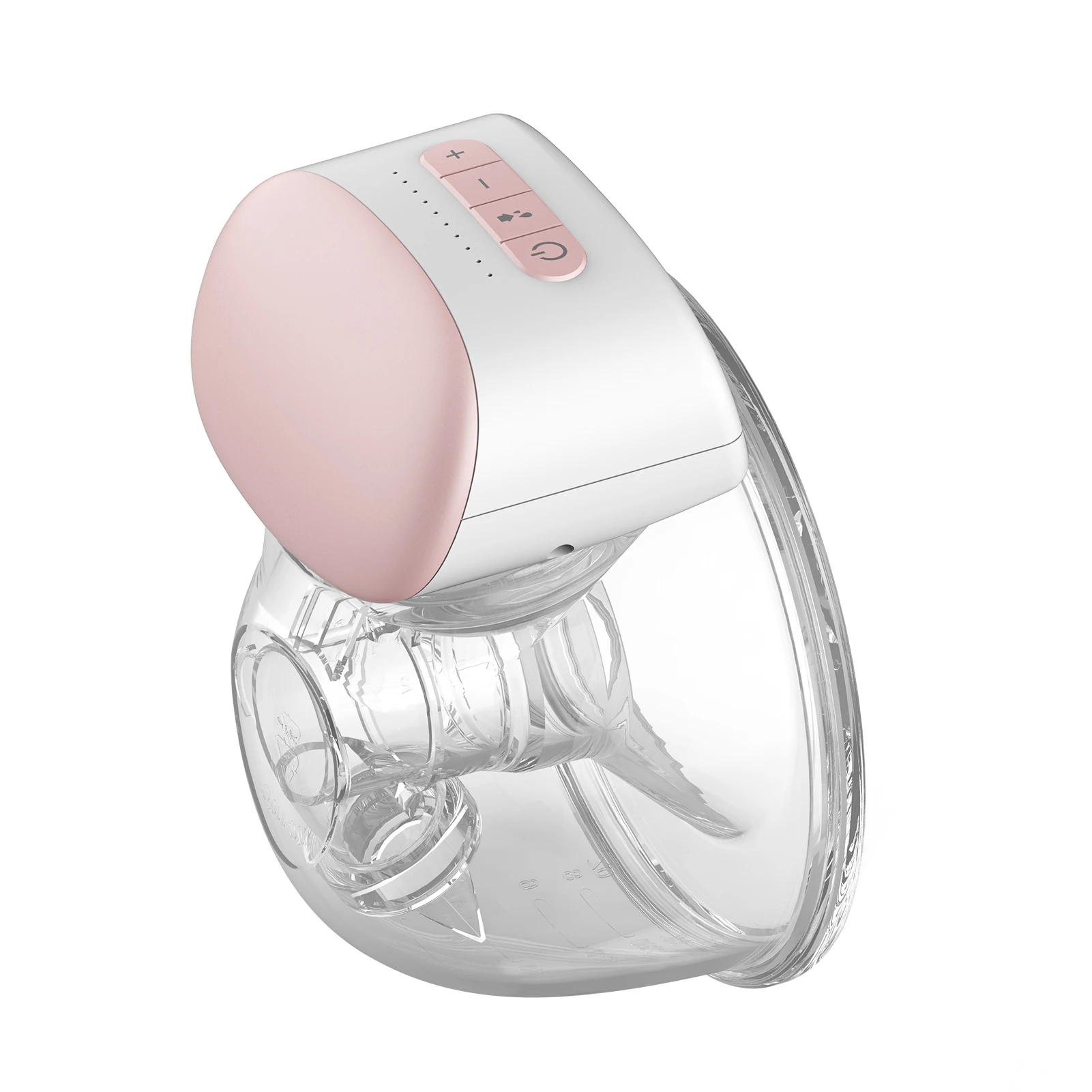 Wearable Electric Breast Pump Portable Wearable Breast Cup BPA-free 3 Modes 10 Suction Breastfeed Electric Milk Extractor