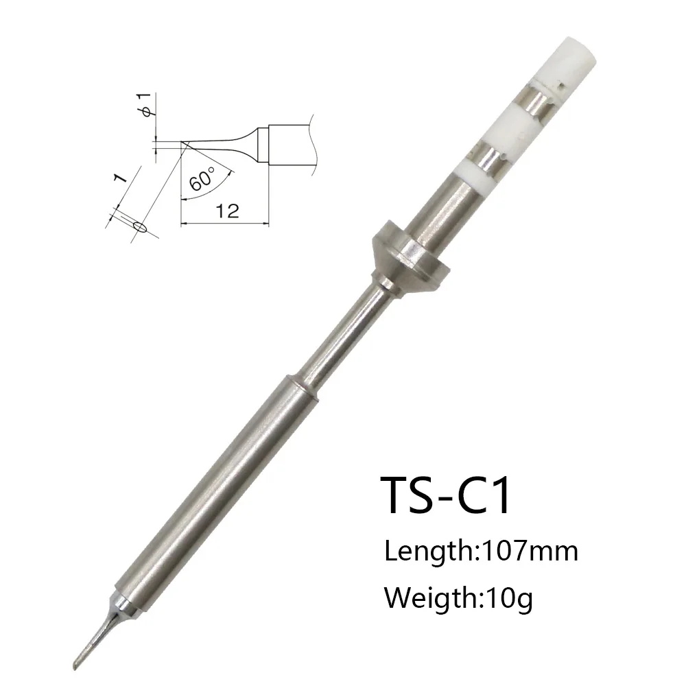 best soldering station 2022 Quicko TS100 Soldering Iron tips Replacement Various models of Tip Electric Soldering Iron Tip K KU I D24 BC2 C4 C1 JL02 electronics soldering kit Welding Equipment