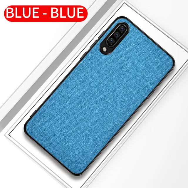 Старинная ткань телефон крышка для Vivo V17 Neo S1 Индия IQOO Neo Y7S Z5 ткань мягкий полиуретановый край противоударный жесткий чехол на застежке - Цвет: Navy Blue