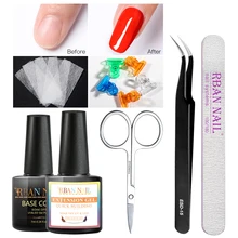 RBAN NAIL Poly гель продлевающий половой акт набор для быстрого строительства Гель-лак для ногтей Набор для дизайна ногтей набор инструментов для маникюра
