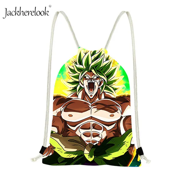 Крутой Жемчуг дракона Z Супер Broly Drawstring сумки для детей мальчиков Аниме Драконий жемчуг зет ультра Instinct рюкзак с Гоку путешествия тренажерный зал обувь упаковка для хранения - Цвет: HK3155Z33
