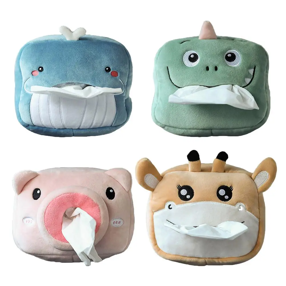 

2020 NEW Animal Car Tissue Box Cute Napkin Tissue Paper Holder for Home Office Car