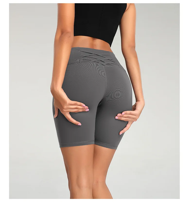 High Waist Booty Shorts Women Quick Dry Sport Push Up Fitness Sweat Short Leggings Summer Sexy Casual Workout Biker Short Pants