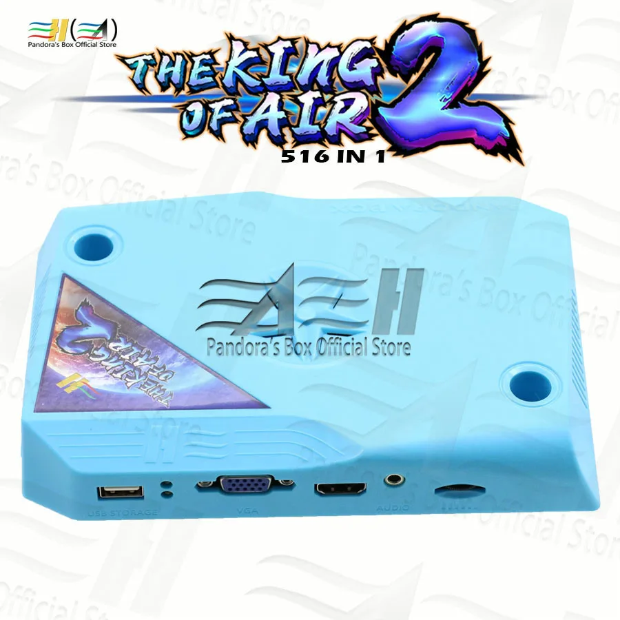 2021 Original The King Of Air 2 Arcade version 516 in 1 Jamma board Pandora Box Series Vertical and Upright Screen Game