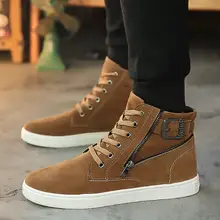 Модная мужская повседневная обувь; парусиновая обувь с высоким берцем; мужские кроссовки на шнуровке; дышащие мужские кроссовки; basic Homme; обувь на плоской подошве