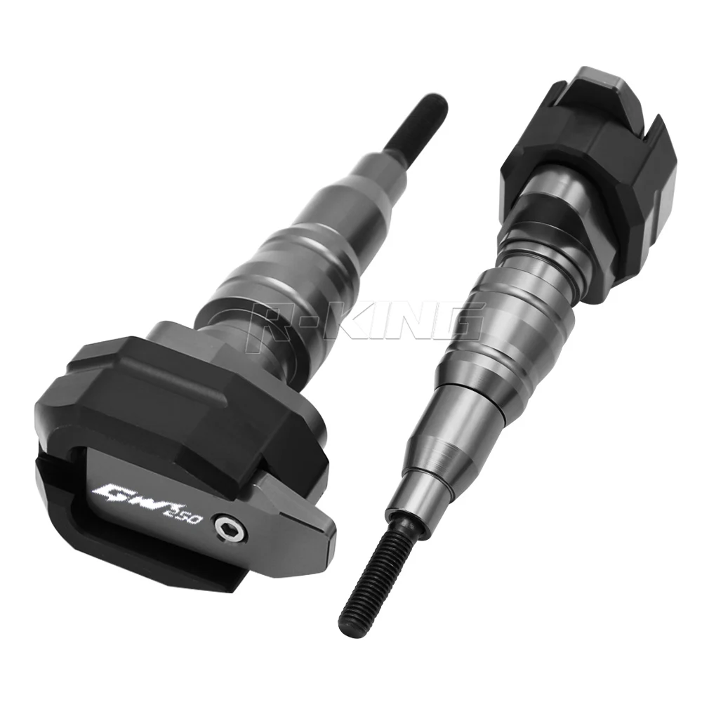 Для GSX250R DL250 GW250 GW250F GW25S мотоцикла защита от падения рамки ползунок защита обтекателя противоаварийная панель протектор - Цвет: titanium
