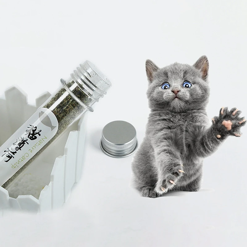 Органическая кошачья мята для депиляции кошачьи кошки игрушки котенок мохнатые чистящие принадлежности для домашних животных Hairball удаление закусок для