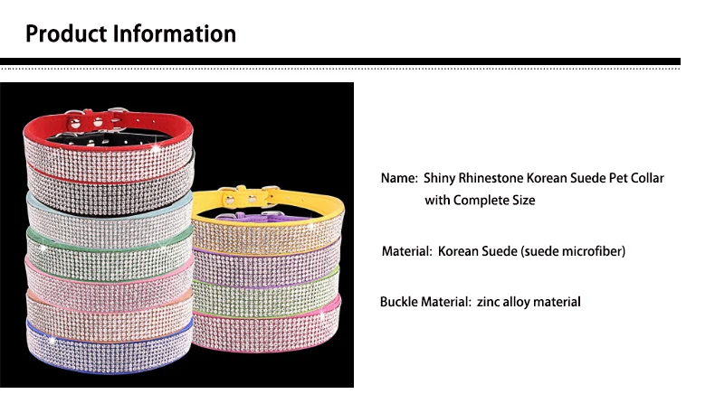 Шикарные Стразы регулируемые ошейники для домашних животных из искусственной кожи ошейник для собаки кошки с кристаллом для маленьких средних и больших собак кошек щенков котят