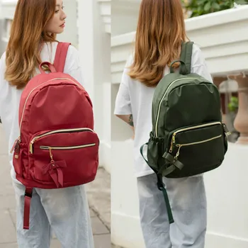 

New Women's Bag Backpack Double Shoulder Women's Bag Oxford Cloth Women's Bag New Light Nylon Double Shoulder Women's Bag
