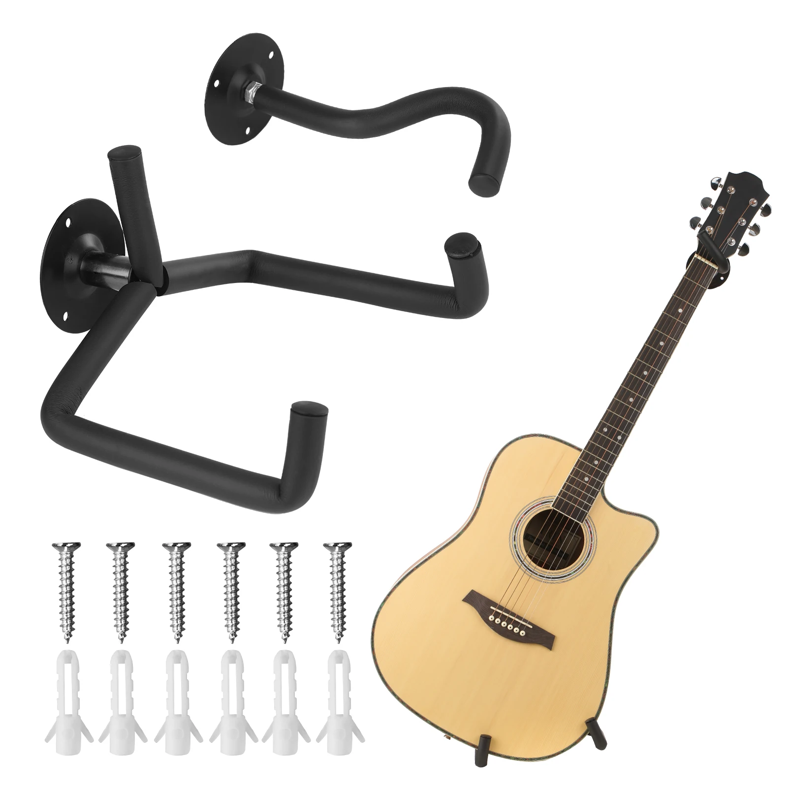 Instrumentos musicales Soportes, y bastidores mandolina soporte para guitarra Colgador de pared para guitarra soporte de gancho de pared para guitarra de madera bajo ukelele mumnet.com