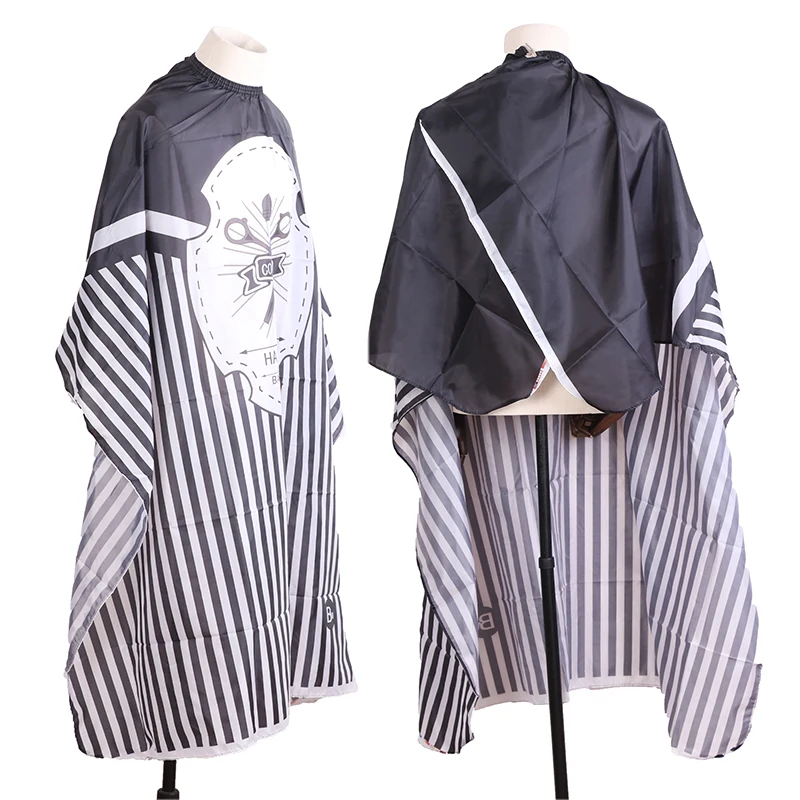 1pcs Useful Waterproof Haircut Cape Cloth Cutting Hair Pattern Salon Cape Hairdressing Apron Wrap Gown Tools Barber Apron