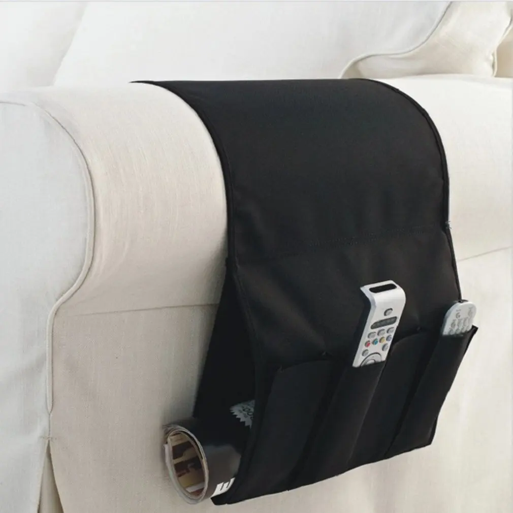 6 Pockets Sofa Handrail Couch Armrest Arm Rest Organizer Remote Control Holder Bag On TV Sofa Corrimao Braco Resto sofa armrest organizer