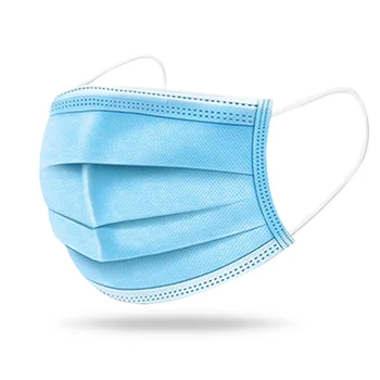 

20Pcs 3 Layer Non-woven Disposable Mask Protect Pollution Dust Filter protection Elastic Earloop Salon Mask