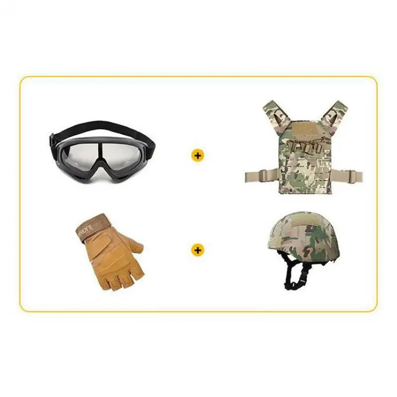 Kids Adult Military Tactical Training Uniform Set Children Jungle Camouflage Top Pants Men Special Forces Combat Outdoor Costume