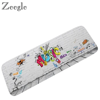 

Zeegle Modern Long Floor Mat for Living Room Welcome Mat Door Rugs 3D Printed Hallway Mat Bedroom Microfiber Carpets