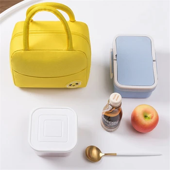 

Portable Lunch Box Bag Zipper Waterproof Aluminum Foil Travel Home Office School Insulated Thermal Cooler Lunch Hand Bag