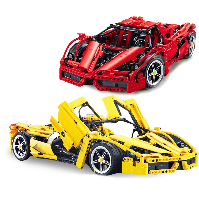 Новый 3382 гоночный автомобиль Энцо 1:10 строительные блоки Бела 9186 8653 модель