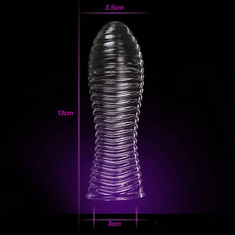 Crystal Delay Round Penis Sleeve lasting enlargement sex products Bold Clitoris delay erection aid extend sex toys for men male sex toys